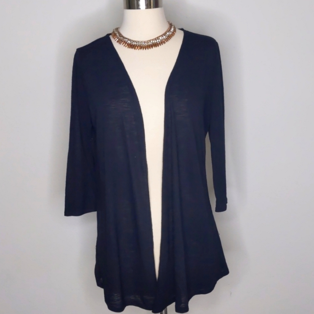 Self esteem Black Cardigan quarter sleeve Medium
